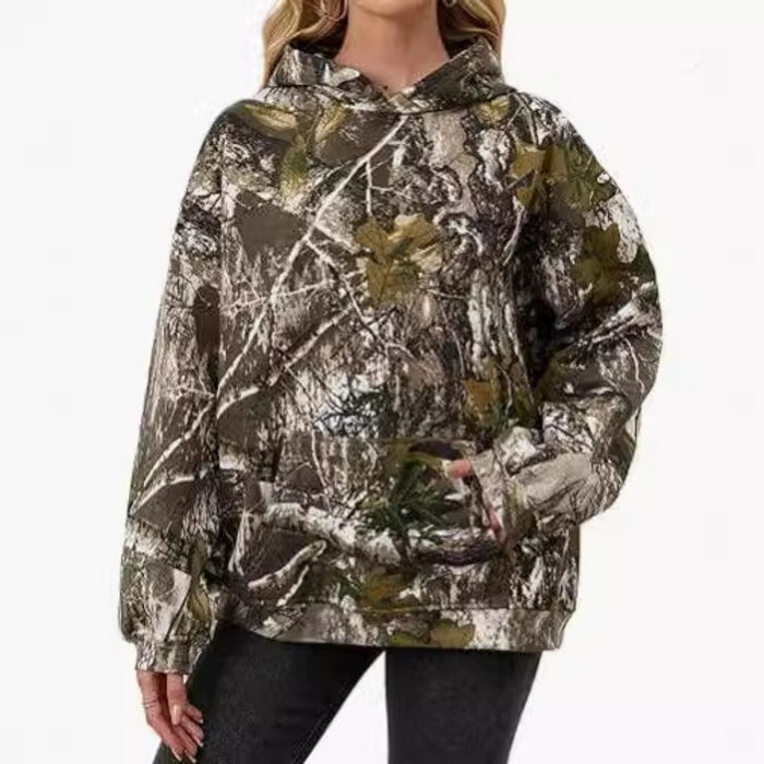 Camouflage Wool Hoodie