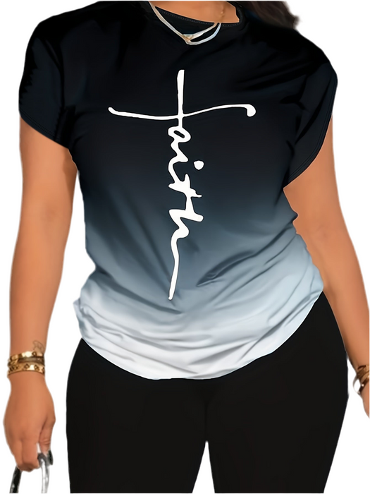 Letter Printed T-shirt