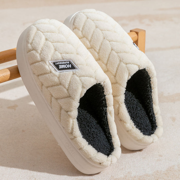 Plush Slippers For Women Men