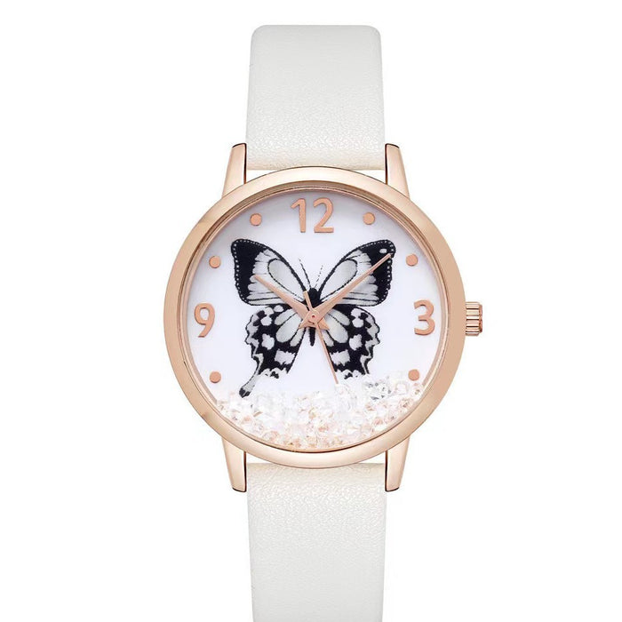Rhinestone Butterfly Watch