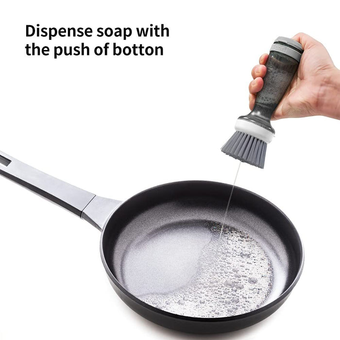 Pot Brush Dish Brush Dish Soap Dispenser