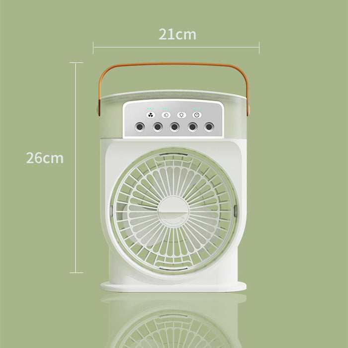 Portable Humidifier Fan Air Conditioner USB 5 Hole Mist Sprayer