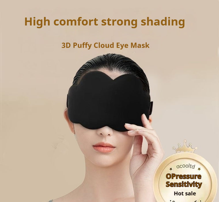 Three-dimensional Cloud Ice Silk Eye Mask