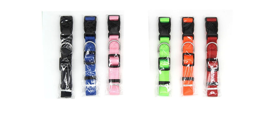 Soft nylon pet collar
