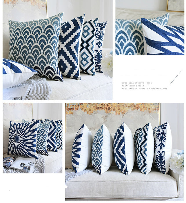 Embroidered Cushion Cover