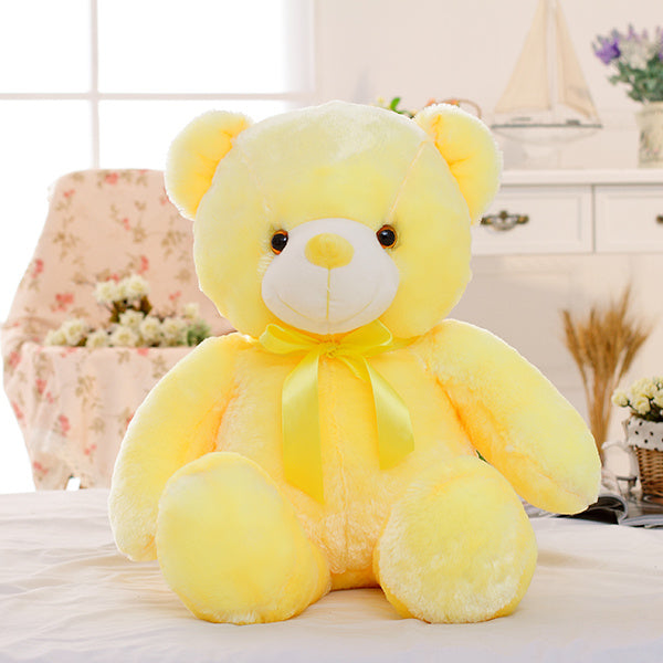 Creative Light Up LED Teddy Bear Stuffed Plush Toy