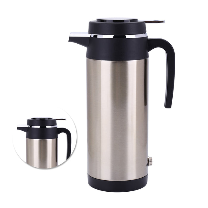850ml 24V Travel Car Kettle Cigarette Lighter Socket Water Heater Bottle for Tea Coffee