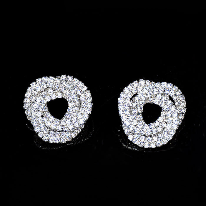 Diamond Round Studs