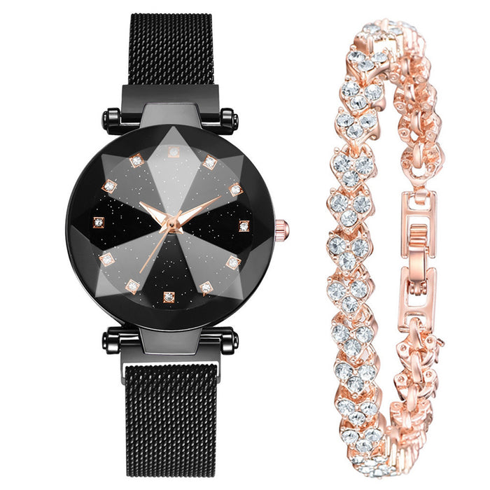 Rhinestone Watch Set