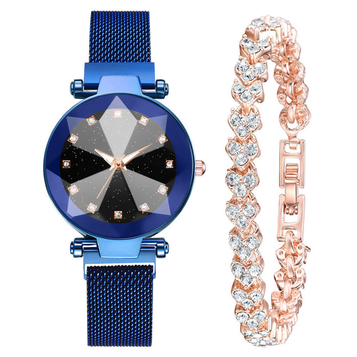 Rhinestone Watch Set