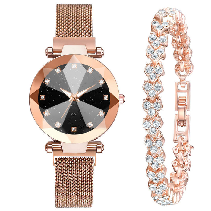 Rhinestone Watch Set