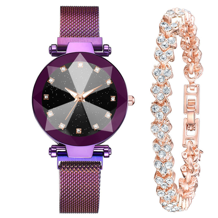 Rhinestone Watch Set