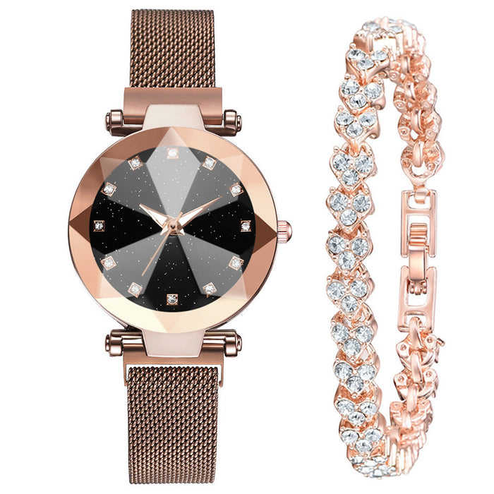 Rhinestone Watch Set