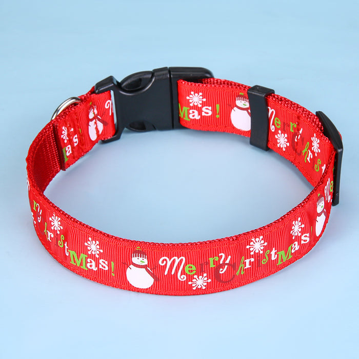 Red And Green Bell Collars