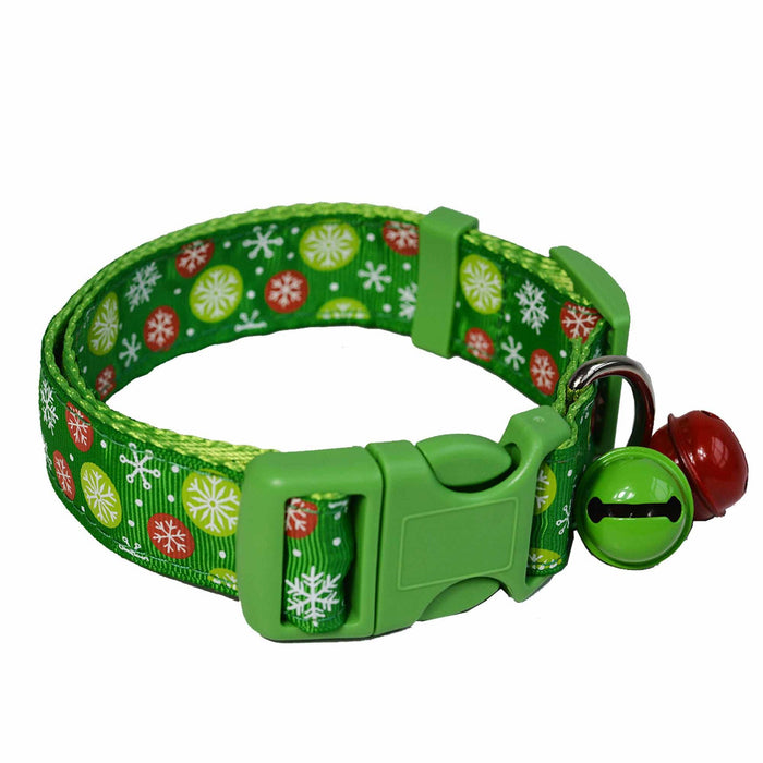 Red And Green Bell Collars