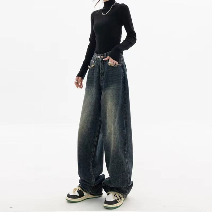Vintage Straight Loose Jeans