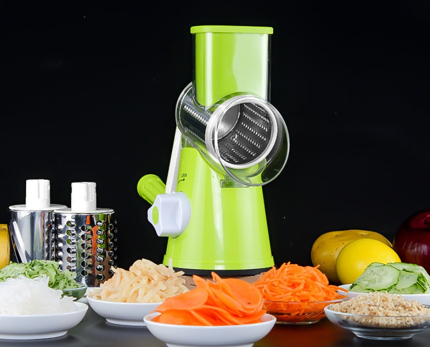 Manual Multifunctional Round Vegetable Cutter Slicer