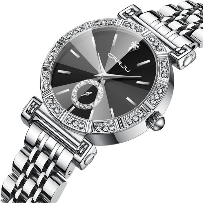 Diamond-embedded Watch
