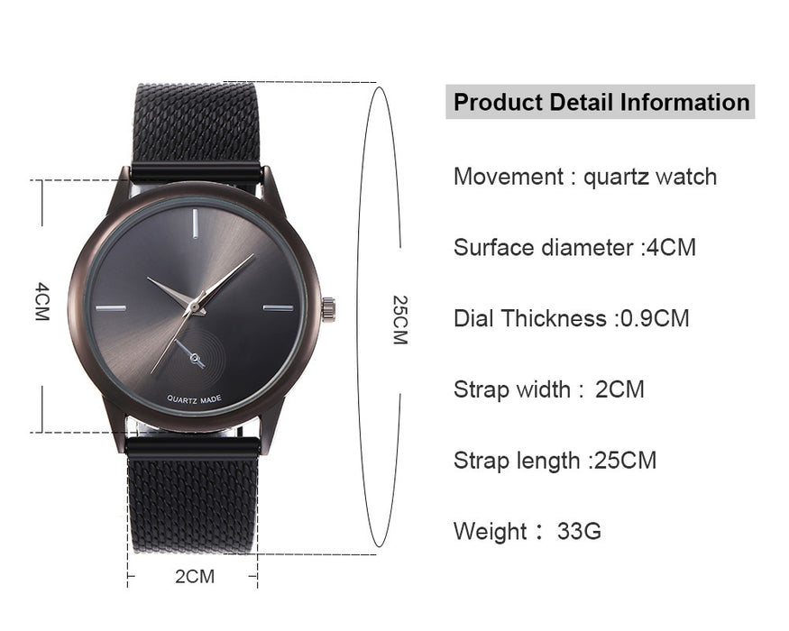 Plastic Mesh Quartz Watch
