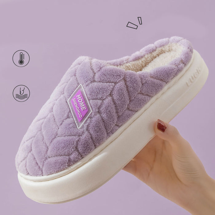Plush Slippers For Women Men