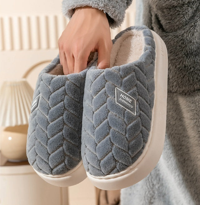 Plush Slippers For Women Men