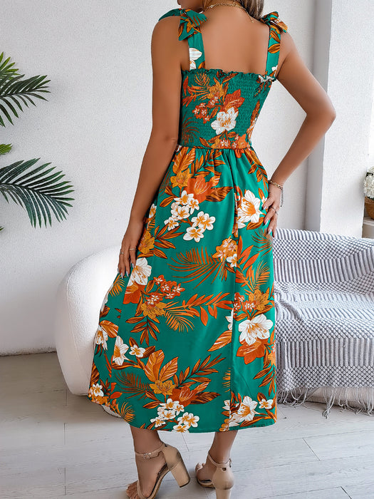 Flowers Print Dress