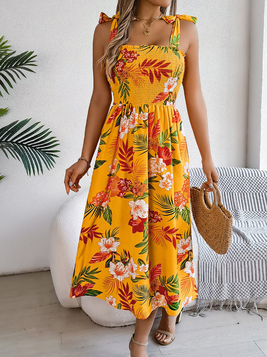 Flowers Print Dress