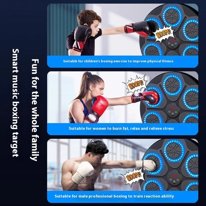 Music Boxing Machine Household With RGB Light Bluetooth-compatible Adults Mode