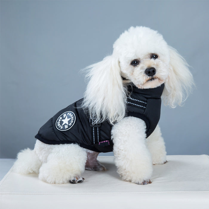 Waterproof & Winter Dog jacket With Harness