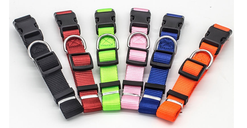 Soft nylon pet collar