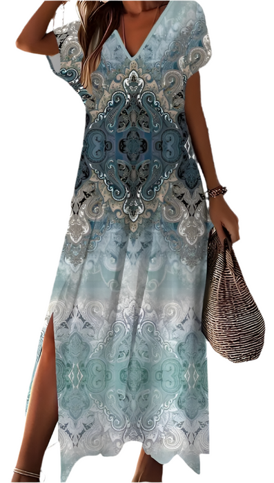 Ethnic Print Dress