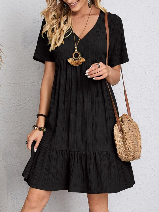 Loose Ruffled Dress