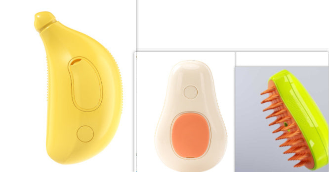 Steamy Cat Brush Grooming Comb Electric Self Cleaning Steam  Pet Brush