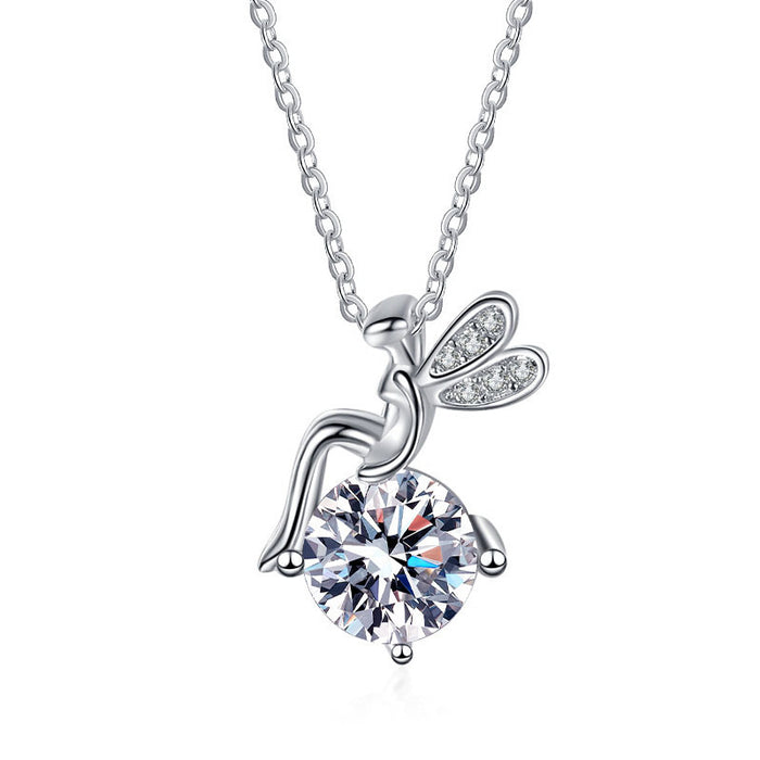 Moissanite 925 Sterling Silver necklace