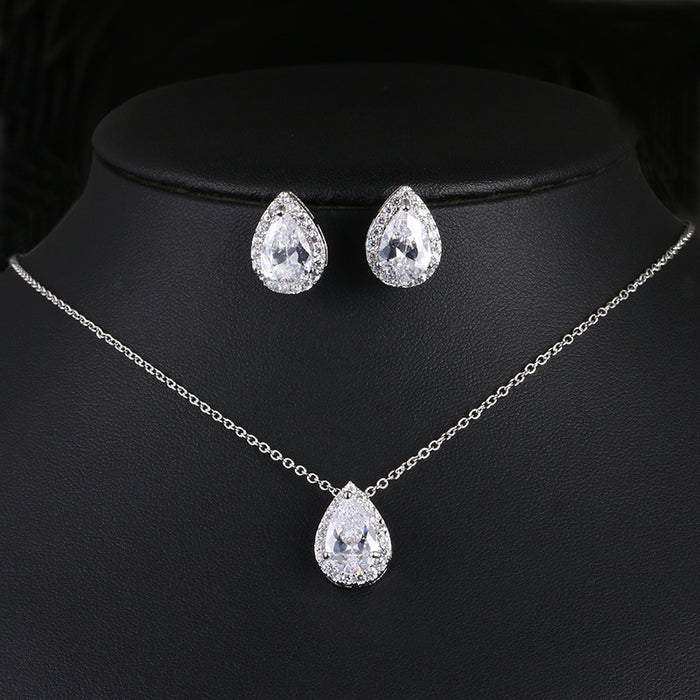 Water Drop Gemstone Set