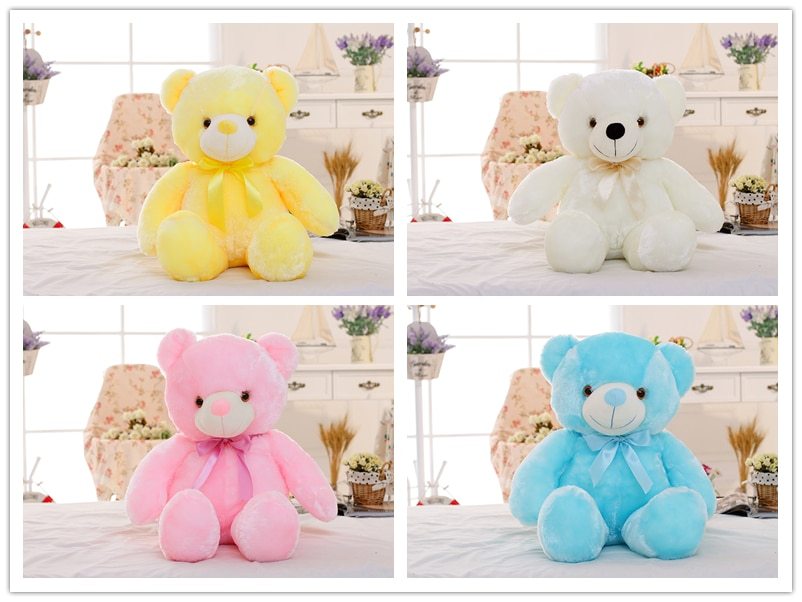 Creative Light Up LED Teddy Bear Stuffed Plush Toy