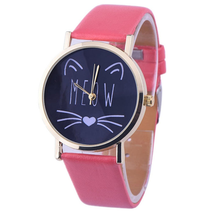 Cute Cat Wrist Watch