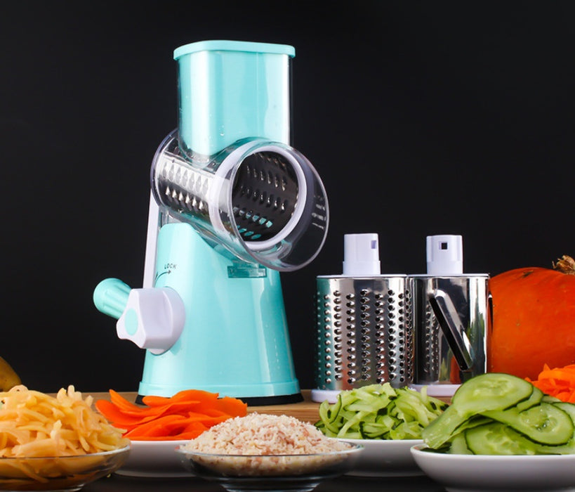 Manual Multifunctional Round Vegetable Cutter Slicer