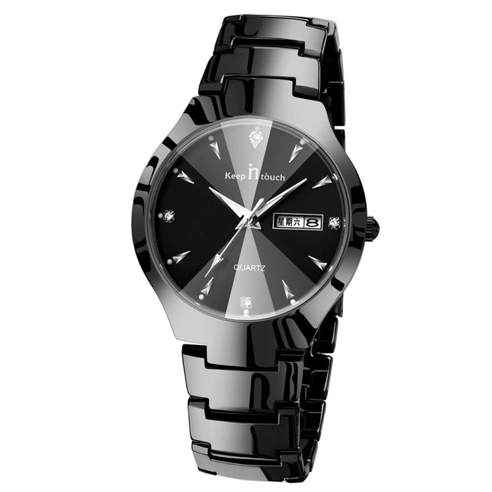 Luminous quartz watch