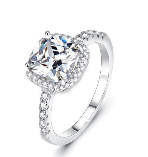 Square Diamond Ring