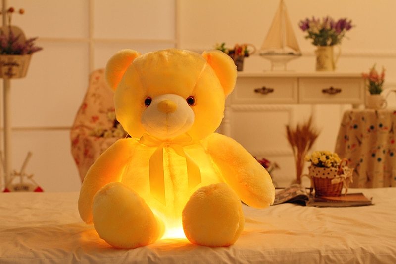 Creative Light Up LED Teddy Bear Stuffed Plush Toy