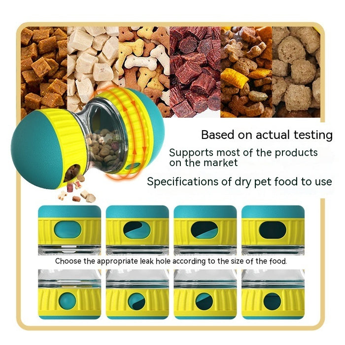 Food Dispensing Dog Toy Tumbler Leaky Food Ball Interactive Slow Feeding Protect