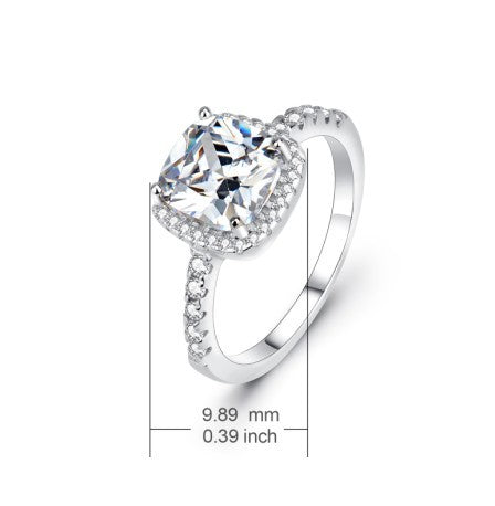 Square Diamond Ring