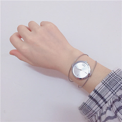 Steel Wire Bangle Watch