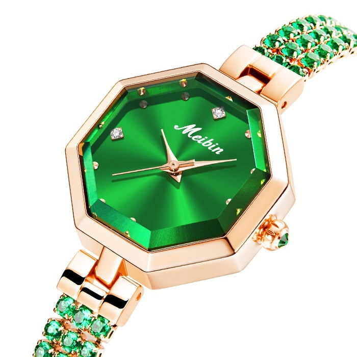 Luxury Rose Stone Watch