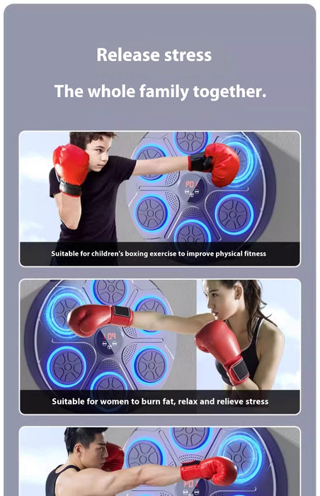 Music Boxing Machine Household With RGB Light Bluetooth-compatible Adults Mode