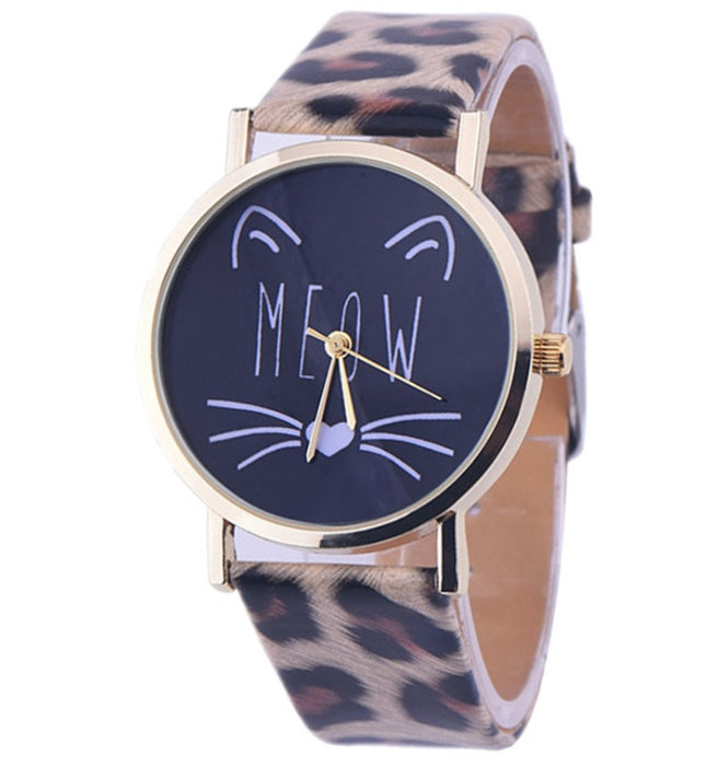 Cute Cat Wrist Watch