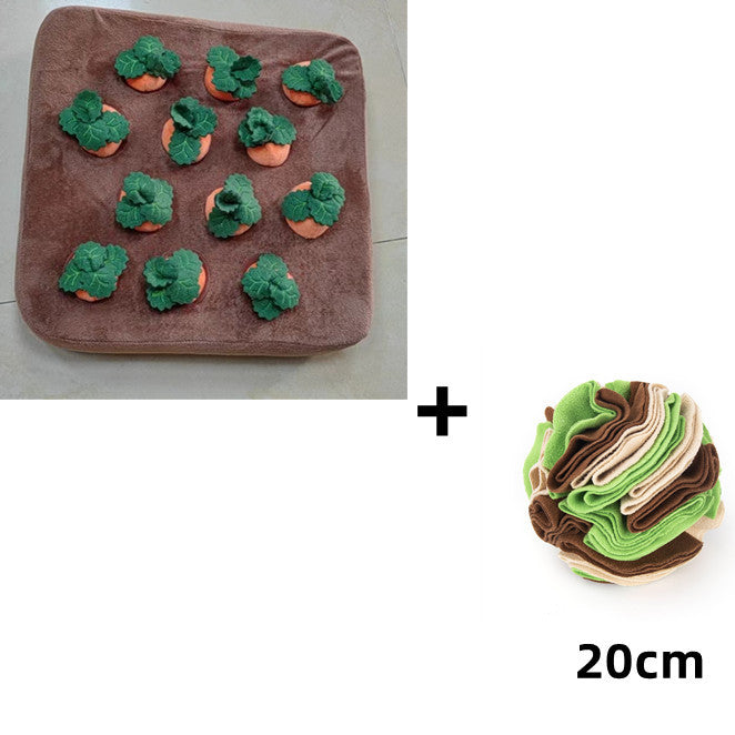 Pet Dog Toys Carrot Plush Toy Vegetable Chew Toy For Dogs Snuffle Mat