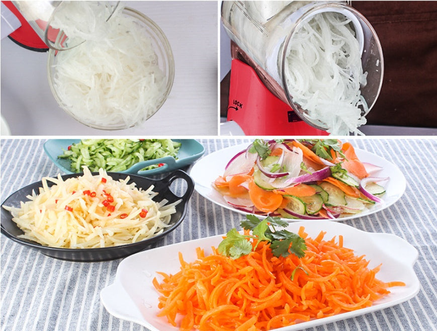 Manual Multifunctional Round Vegetable Cutter Slicer