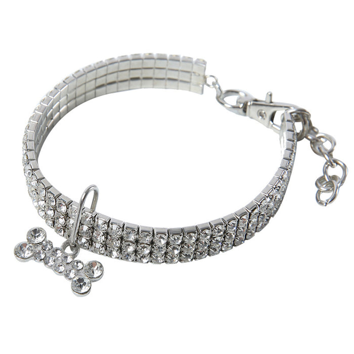 Bling Rhinestone Pet Collar